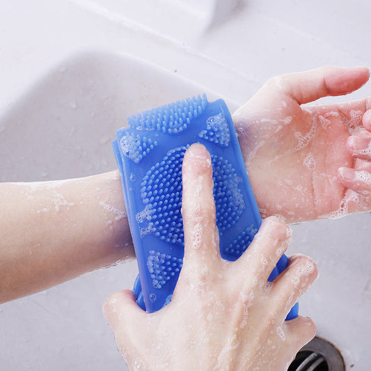 SilicoRub — Éponge de Bain en Silicone pour le Dos