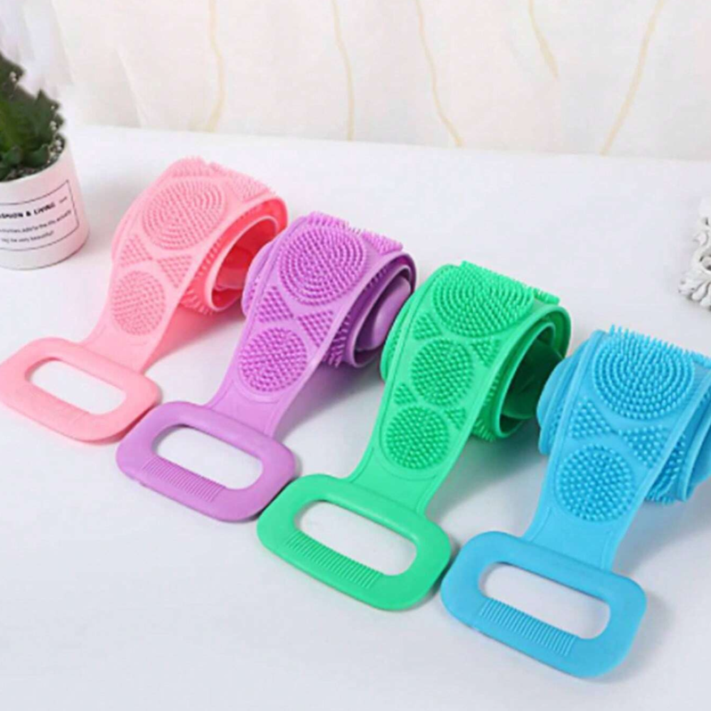 SilicoRub — Éponge de Bain en Silicone pour le Dos