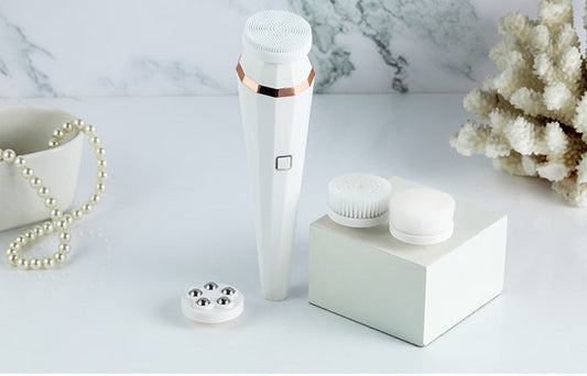 PureFace Pro — Brosse Nettoyante Visage 4-en-1